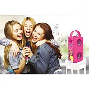 BOXA CU LUMINI&MICROFON FARA FIR, BARBIE