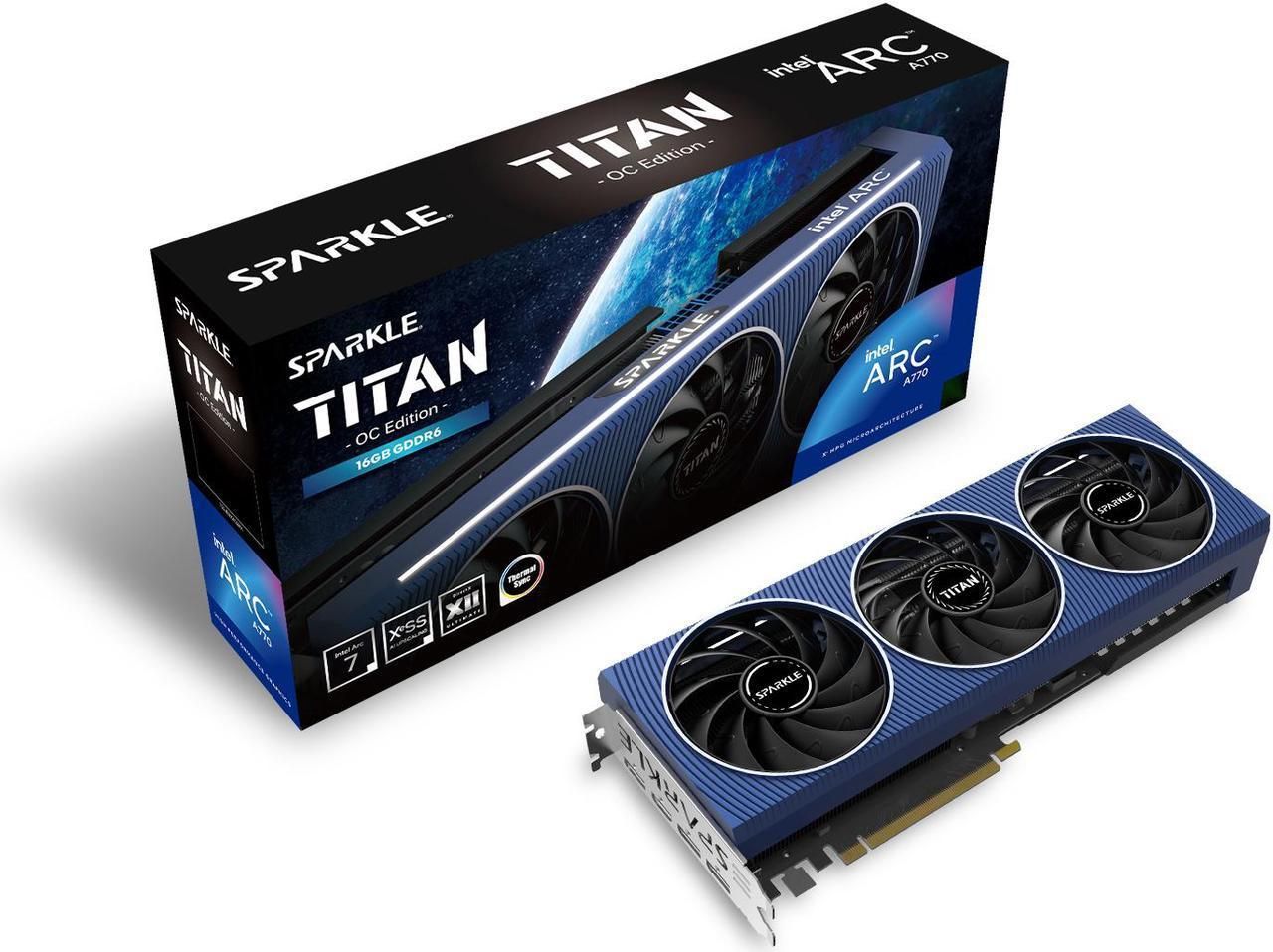 Placa video SPARKLE Arc A770 TITAN OC 16 GB GDDR6 256 bit