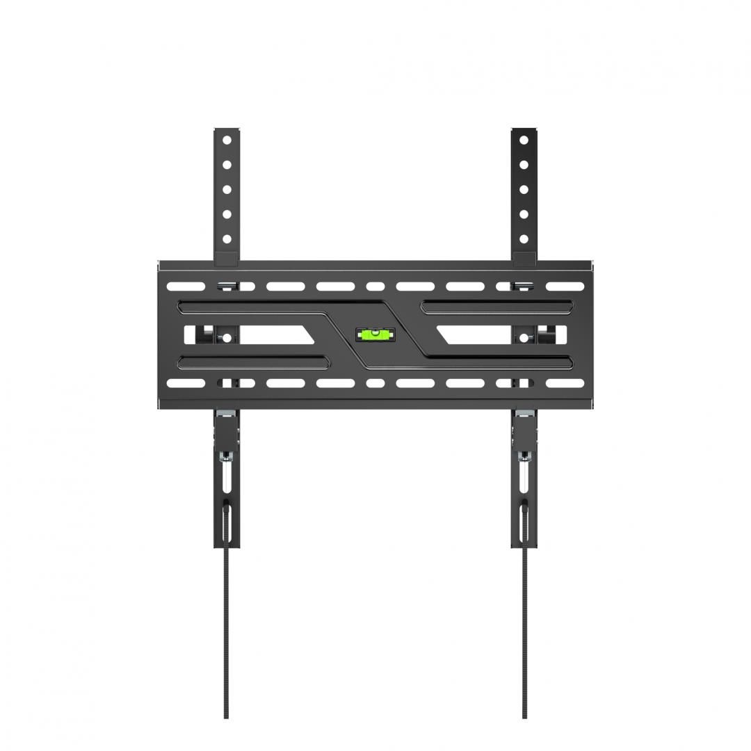 Suport perete TV Serioux 32-75  Tilt 75kg Profil 50mm Material: Otel Finisarea suprafeței: vopsea electrostatica Dimensiune ecran: 32 -75  Compatibilitate VESA: 75x75, 100x100, 100x150, 150x100, 100x200, 200x100, 150x150, 200x200, 200x300, 300x200, 200x400, 400x200, 300x300, 300x400, 400x300