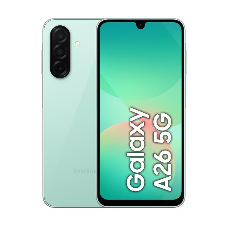 Samsung Galaxy A26 17 cm (6.7 ) Dual SIM Android 15 5G USB Type-C 6 GB 128 GB 5000 mAh Mint colour