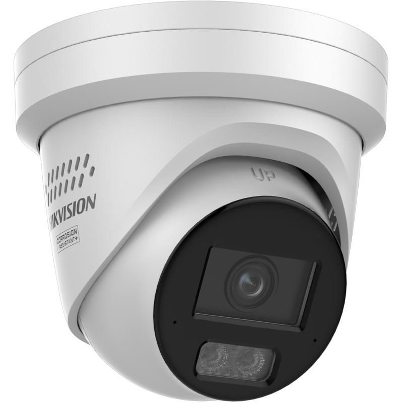 Hikvision DS-2CD2387G3-LIS2UY/SL 2.8mm PL 8 MP Cameră de rețea turret fixă hibridă inteligentă cu ColorVu