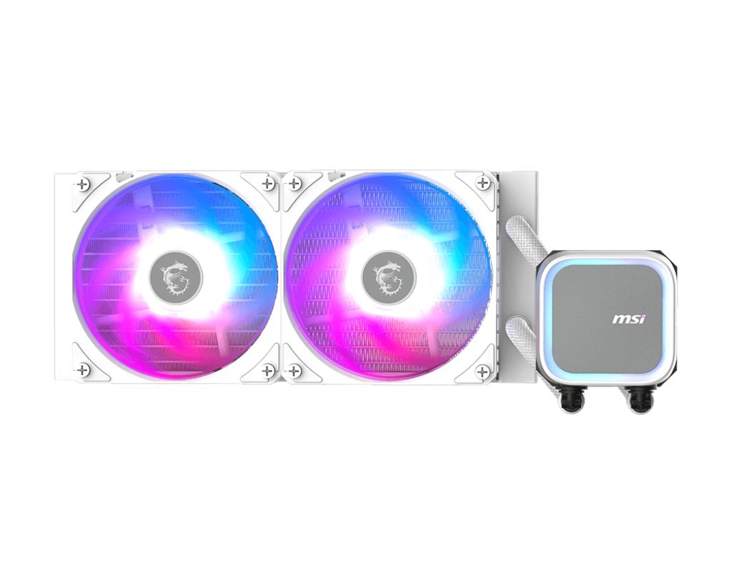 MAG CORELIQUID A13 240 WHITE, Racire cu lichid, AIO 240mm, RGB, Intel/ AMD, Alb