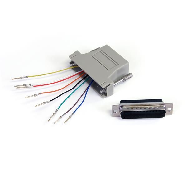 DB25 TO RJ45 MODULAR ADAPTER/M/F