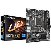 Placa de Baza GIGABYTE H610M K V2 LGA1700, 2x DDR5, 1x HDMI 1x DP, 1x PCIE 4.0 x16 1x PCIE 3.0 x1, 1x M.2, 2x SATA 6GB/s, mATX