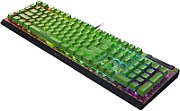 Tastatura mecanica gaming BlackWidow V4 X (Green Switch) - Minecraft Edition , layout US, taste ABS, layout US, cu 6 butoane customizabile, negru