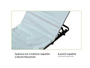 HEINNER COVOR PLAJA TIP SEZLONG-141*45*51CM, GREY
