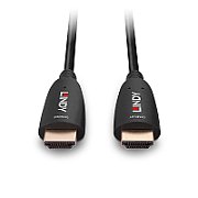 Cablu Lindy HDMI 8k60, fibra optica hybrid, lungime 50m, rezolutie maxima 7680x4320@60Hz 4:2:0 10bit, 3840x2160@120Hz 4:4:4 10bit, latime de banda 48Gbps, negru