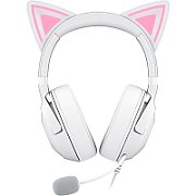 Casti Razer Kraken Kitty V2 USB-A, snesibilitate 92.5 dB SPL / mW @ 1kHz si sensibilitate microfon 42 dBV / Pa, alb