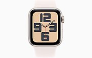 Apple Watch SE GPS + Cellular 40mm Starlight Aluminium Case with Starlight Sport Band - S/M
