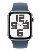 Apple Watch SE GPS 44mm Silver Aluminium Case Sport Band