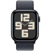 Apple Watch SE GPS 44mm Midnight Aluminium Case with Ink Sport Loop