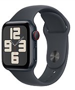 Apple Watch SE GPS + Cellular 40mm Midnight Aluminium Case with Midnight Sport Band - S/M