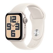 Watch Apple Watch SE (2024) GPS 40mm Starlight Aluminium Case with Sport Band M/L - Starlight