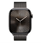 Apple Watch Series 10 GPS + Cellular 46mm Slate Titanium Case with Slate Milanese Loop - M/L