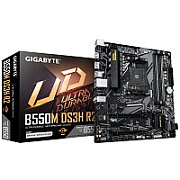 Motherboard Gigabyte B550M DS3H R2  AMD B550  AM4  4xDDR4  mATX
