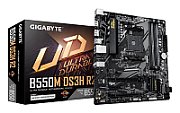 Motherboard Gigabyte B550M DS3H R2  AMD B550  AM4  4xDDR4  mATX