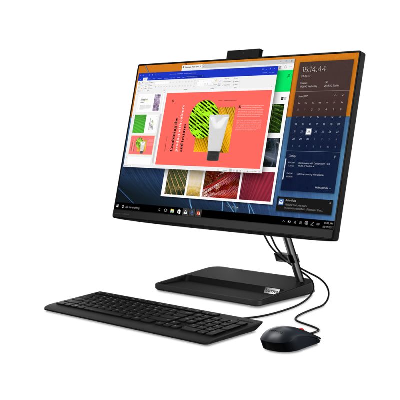 All-In-One Lenovo IdeaCentre AIO 3 F0G1013VRI, 23.8 inch 1920 x 1080, AMD Ryzen 5 7430U (6 C / 12 T, 4.3 GHz), 16 GB RAM, 512 GB SSD, AMD Radeon Graphics, Fara sistem de operare