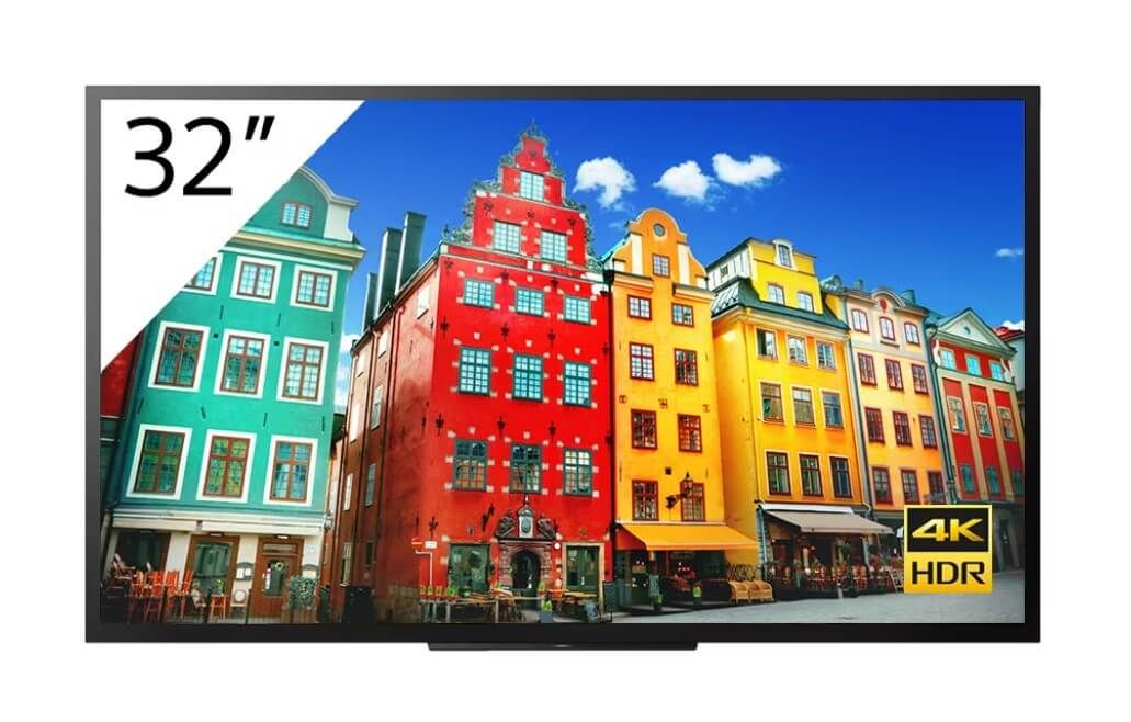 Display profesional 32  Sony Bravia, FW-32BZ30J, 300cd, 24/7, Landscape/Portrait, Apple AirPlay/Chromecast încorporat