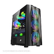 Desktop PC Custom Tower Tower, Intel 14100F (4 C / 8 T, 4.7 GHz, 120 W), 16 GB DDR4, 1 TB SSD, NVIDIA GeForce RTX 4060 8 GB, 550 W, Fara sistem de operare