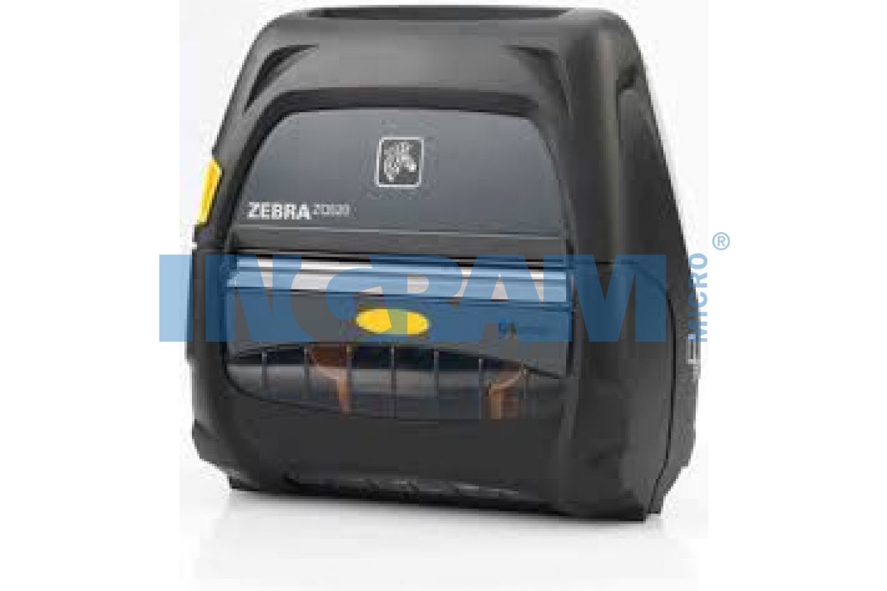 DT Printer ZQ521, media width 4.45 /113mm English/Latin fonts, Bluetooth 4.1, linerless, stnd battery, EMEA Certs