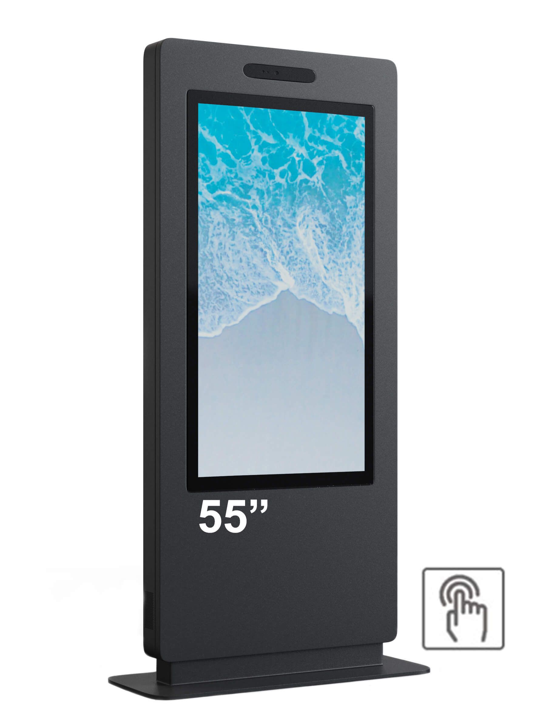 Totem de exterior/OUTDOOR cu touch EVOBOARD 550ODLTAZ- PCAP,display 55 , 1920 x 1080,4000nits, Android 11 RK3399, 4+32GB