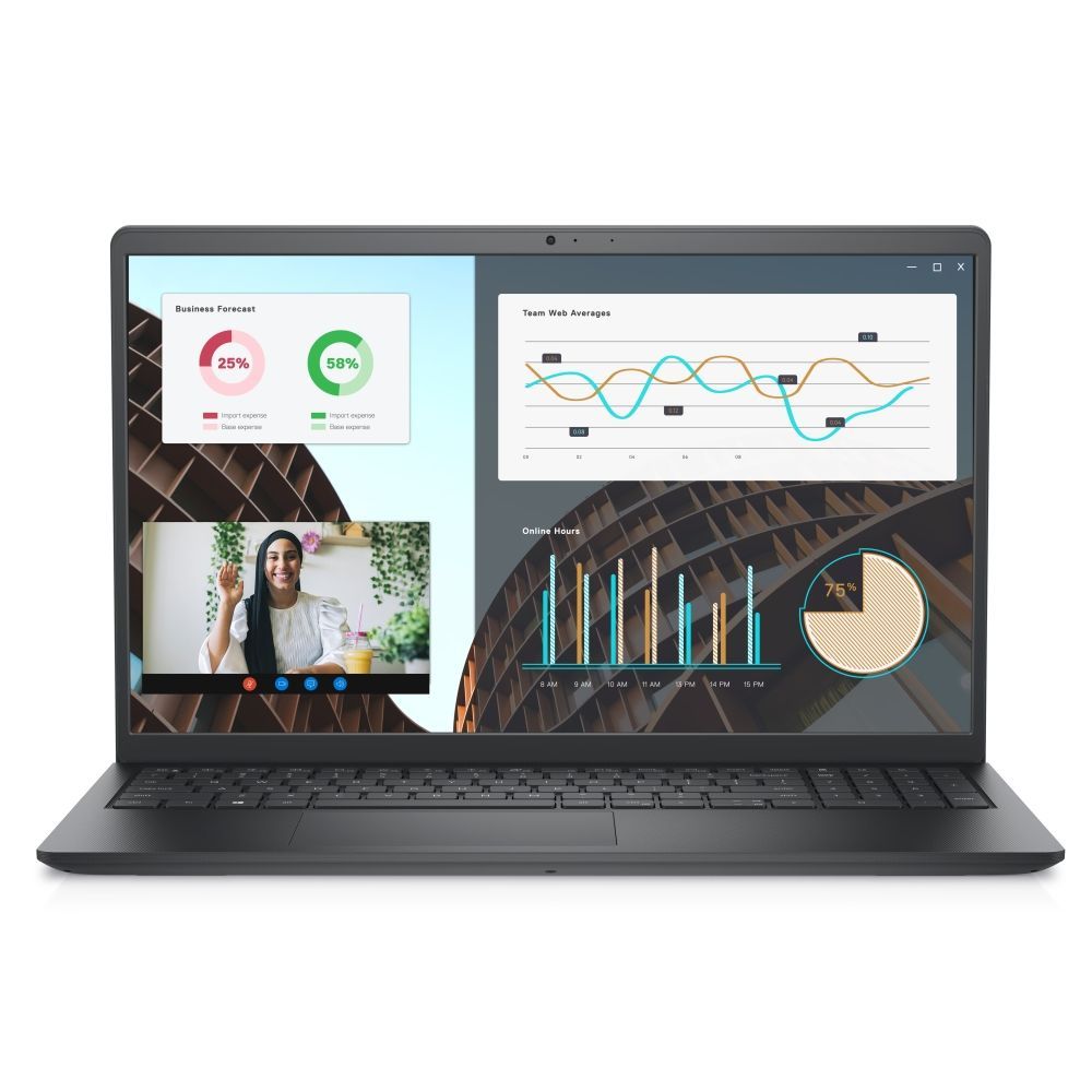 Laptop Dell Vostro 3530, 15.6 inch 1920 x 1080, Intel I5-1334U (10 C / 12 T, 3.4 GHz - 4.6 GHz, 12 MB cache, 55 W), 8 GB DDR4, 512 GB SSD, Intel UHD Graphics, Windows 11 Pro
