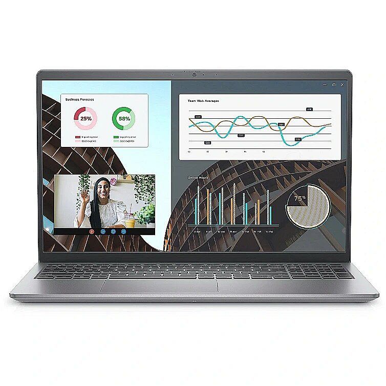 Laptop Dell Vostro 3530, 15.6 inch 1920 x 1080, Intel I5-1334U (10 C / 12 T, 4.6 GHz, 12 MB cache, 55 W), 32 GB DDR4, 512 GB SSD, Intel Iris Xe Graphics, Ubuntu, Negru