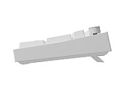 Tastatura gaming mecanica cu fir Genesis Thor 404, iluminare RGB, 107 taste, 11 butoane multimedia, alb