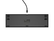 Tastatura gaming mecanica cu fir Genesis Thor 404 , iluminare RGB, switch-uri Peach, 107 taste, 11 butoane multimedia, negru