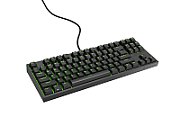 Tastatura gaming mecanica cu fir Genesis Thor 404 TKL, iluminare RGB, switch Linear, switch model Gateron Yellow Pro, numar taste 87, 11 butoane multimedia, lungime cablu 1.8m, dimensiuni 358 x 133 x 38 mm, negru