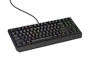Tastatura gaming mecanica cu fir Genesis Thor 230 TKL, iluminare RGB, switch Linear, switch model Outemu Red, numar taste 87, 11 butoane multimedia, lungime cablu 1.6m, dimensiuni 363 x 155 x 39 mm, negru