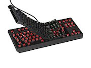 Tastatura gaming mecanica cu fir Genesis Thor 230 TKL, iluminare RGB, switch Linear, switch model Outemu Red, numar taste 87, 11 butoane multimedia, lungime cablu 1.6m, dimensiuni 363 x 155 x 39 mm, negru
