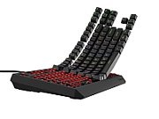 Tastatura gaming mecanica cu fir Genesis Thor 230 TKL, iluminare RGB, switch Linear, switch model Outemu Red, numar taste 87, 11 butoane multimedia, lungime cablu 1.6m, dimensiuni 363 x 155 x 39 mm, negru
