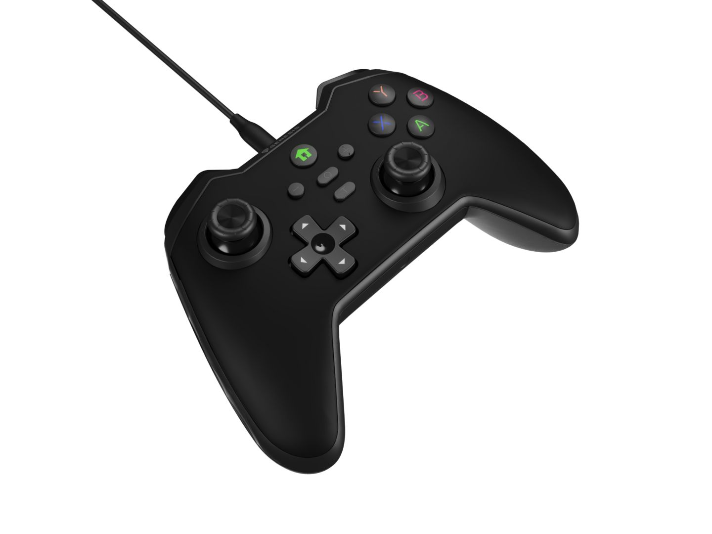 Controller cu fir Genesis Mangan 300, interfata USB, 19 butoane, negru