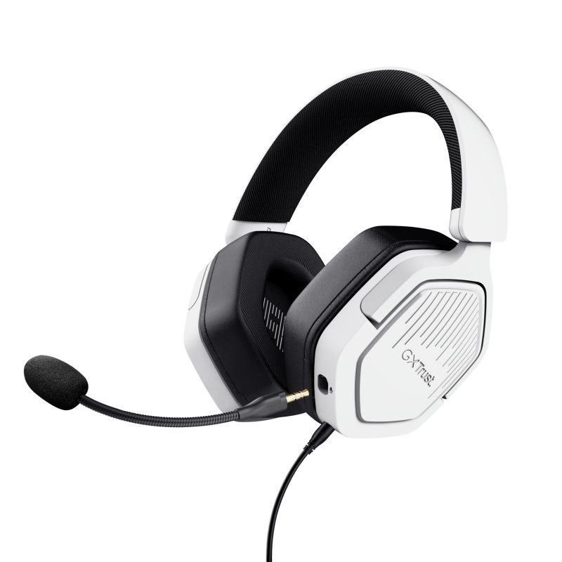 Casti cu fir multiplatforma Trust GXT492 Carus, cu microfon, tip conector 3.5mm, frecventa raspuns 20 Hz - 20.000 Hz, lungime cablu 120cm, alb