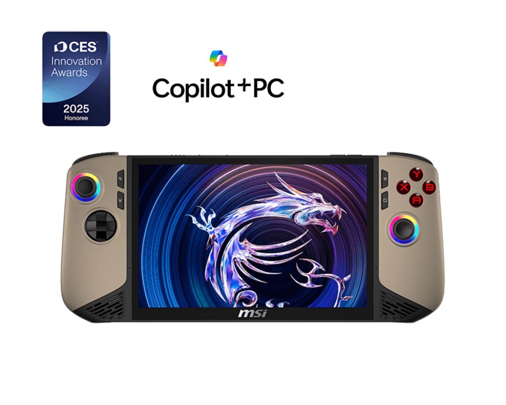 Consola portabila MSI Claw 8 AI+ A2VM, 8  FHD+ (1920x1200), 120Hz, VRR, Touchscreen, Intel Core Ultra 7 258V, 32GB RAM LPDDR5x-8533, 1TB PCIe GEN4x4 w/o DRAM NVMe,  Intel® Arc™ 140V GPU (16GB), Wi-Fi 7 + Bluetooth 5.4, 2x 2W Speaker, Ports: 2x Thunderbolt™ 4 (DisplayPort™/ Power Delivery 3.0) 1x