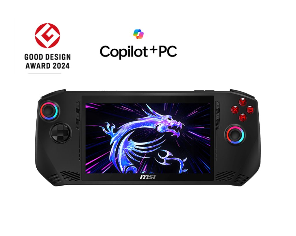 Consola portabila MSI Claw 7 AI+ A2VM, 7  FHD (1920x1080), 120Hz, IPS- Level, Touchscreen, Intel Core Ultra 7 258V, 32GB RAM LPDDR5x-8533, 512GB PCIe GEN4x4 w/o DRAM NVMe, Intel® Arc™ 140V GPU (16GB), 802.11 ax Wi-Fi 6E + Bluetooth v5.3, 2x 2W Speaker, Ports: 2x Thunderbolt™ 4 (DisplayPort™/ Power