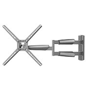 Suport TV perete pentru exterior Barkan 4move OD XLong, pentru display-uri cu diagonala 13 -65 , suporta pana la 36kg, cu reglare in 4 axe, VESA 75x75 - 400x400, gri