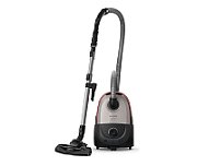 Aspirator cu sac Philips seria 5000 XD5122/10, 900W, Filtru HEPA, 77 db, cap de aspirare TriActive, cap nou de aspirare pentru tapiterie, accesoriu spatii inguste, perie integrata in maner, sac Sbag 4L, bej