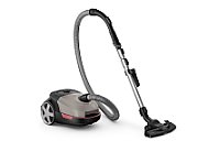 Aspirator cu sac Philips seria 5000 XD5122/10, 900W, Filtru HEPA, 77 db, cap de aspirare TriActive, cap nou de aspirare pentru tapiterie, accesoriu spatii inguste, perie integrata in maner, sac Sbag 4L, bej