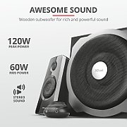 Boxe Stereo Tytan 2.1 Speaker Set - black