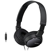 Casti Sony MDRZX110AP, Frecventa (Hz) 12- 22.000, Impedanta (ohmi) 24, Conector Stereo mini in forma de L, placat cu aur, difuzor 30 mm, negru