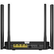 CUDY AC1200 Wi-Fi 4G LTE Cat.4 Router,1200Mbps Wi-Fi, Chipset MediaTek, build-in 4G LTE modem,  300Mbps at 2.4GHz + 867Mbps at 5GHz, 4 antennas, 4 10/100M RJ45 Ports,  Nano SIM Slot, PPTP/L2TP/OpenVPN/WireGuard VPN Client, DNS over Cloudflare/Google/Quad9, DDNS, SMS, Band locking