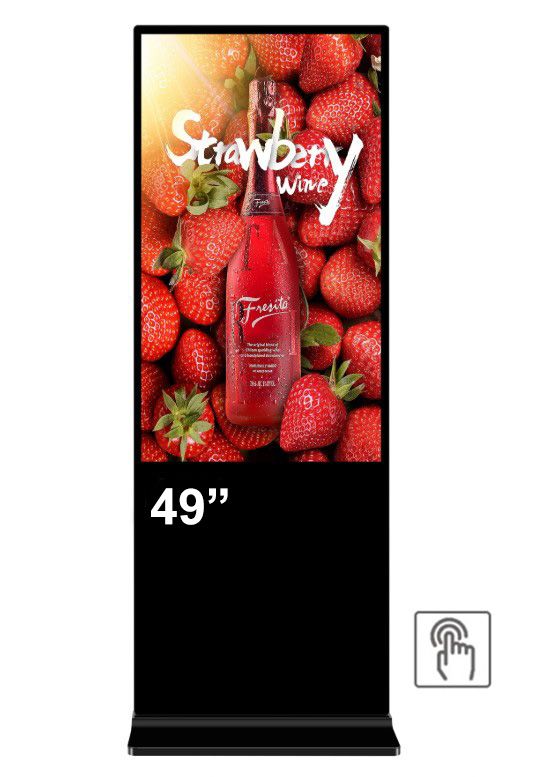 Totem de interior EVOBOARD 49  cu IR touch 4K, Android 11