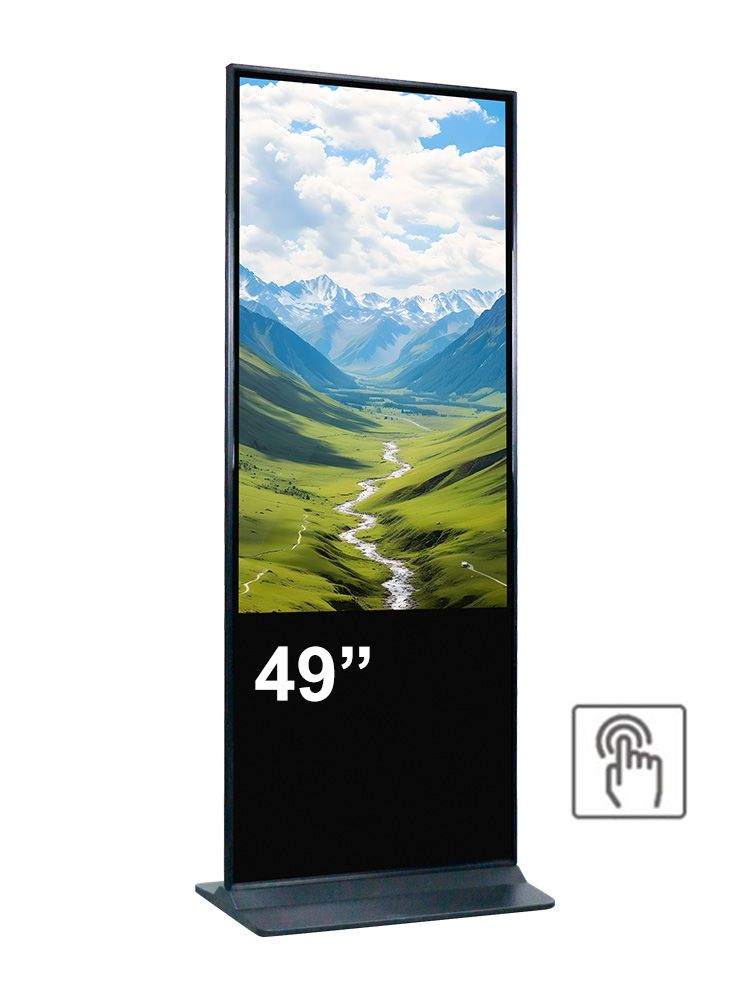 Totem de interior EVOBOARD 49  cu PCAP touch 4K, Android 11