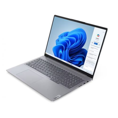 Laptop Lenovo ThinkBook 16 G7 21MS005MRM, 16 inch 1920 x 1200, Intel Core Ultra 5 125U (12 C / 14 T, 4.3 GHz, 12 MB cache), 32 GB DDR5, 512 GB SSD, Intel Graphics, Windows 11 Pro, Gri