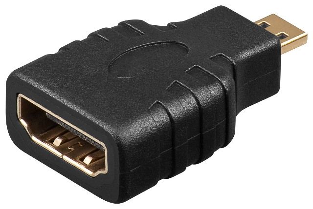 Female HDMI to micro HDMI male adapter
- gold contacts
Packaging: bulk 1 pc.