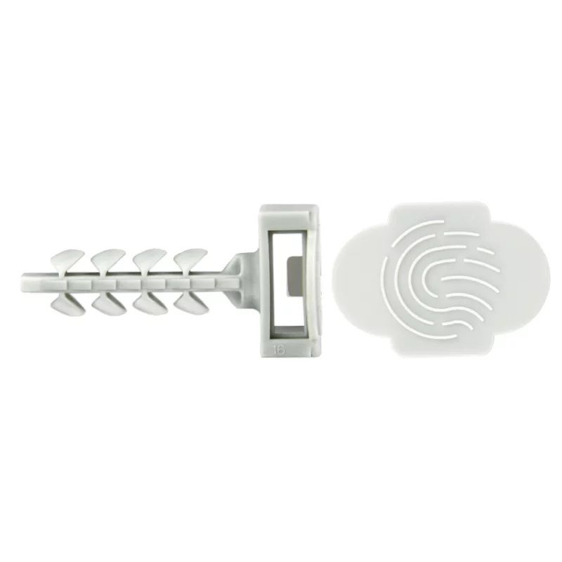Cable tie wall plug InsertFIX IFB/IFS

The fastest fixing for cable ties without tools.
Cable tie wall plug that it can be installed with the simple push of a finger. Its innovative shape enables an easy and comfortable insert in a 6 mm hole thanks to a pointed end. In addition, its lobes tighten the plug into the base material providing a high extraction resistance.
The InsertFIX IFS with small head is the most suitable for installations with cable ties with a width up to 4.8 mm and the InsertFIX IFB covers cable ties widths up to 9 mm. The notch in the head hole prevents slipping of the cable tie.

Key features:


	Suitable in almost all common building materials with good pull-out values
	Made of ageing and weather resistant nylon
	Easy and fast installation saves time and money
	The notch in the head ole prevents slipping of the cable tie
	Very fast, just drill a hole diameter 6 mm and push the plug into the drill hole by hand