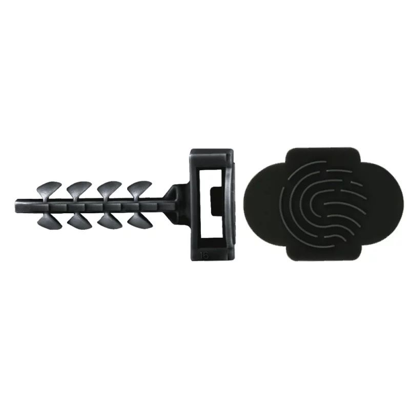 Cable tie wall plug InsertFIX IFB/IFS

The fastest fixing for cable ties without tools.
Cable tie wall plug that it can be installed with the simple push of a finger. Its innovative shape enables an easy and comfortable insert in a 6 mm hole thanks to a pointed end. In addition, its lobes tighten the plug into the base material providing a high extraction resistance.
The InsertFIX IFS with small head is the most suitable for installations with cable ties with a width up to 4.8 mm and the InsertFIX IFB covers cable ties widths up to 9 mm. The notch in the head hole prevents slipping of the cable tie.

Key features:


	Suitable in almost all common building materials with good pull-out values
	Made of ageing and weather resistant nylon
	Easy and fast installation saves time and money
	The notch in the head ole prevents slipping of the cable tie
	Very fast, just drill a hole diameter 6 mm and push the plug into the drill hole by hand