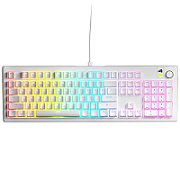 Tastatura mecanica GMMK 3 100% Prebuilt, USB-C, Fox Switches, US layout, 104 taste, Alb